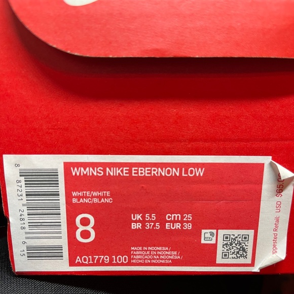 Custom Nike Ebernon low Size 8 - Picture 5 of 5